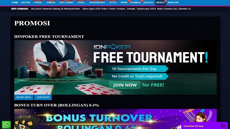 Promosi situs nirwanapoker
